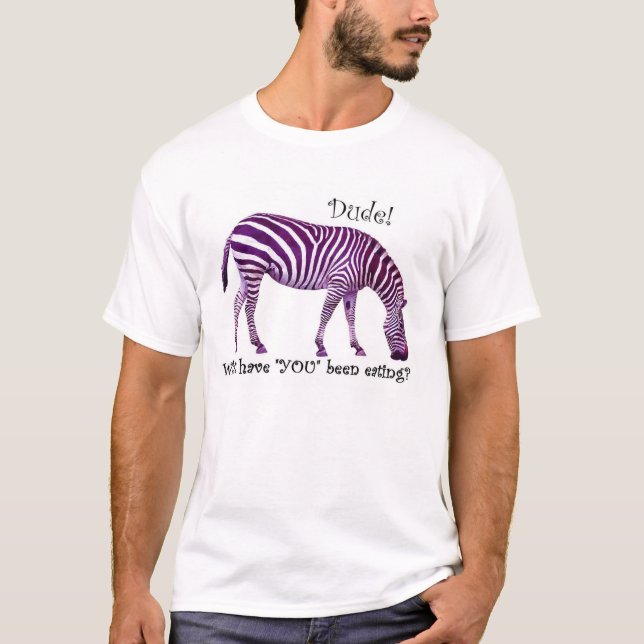 Zebra-Nahrung… hehe T-Shirt (Vorderseite)