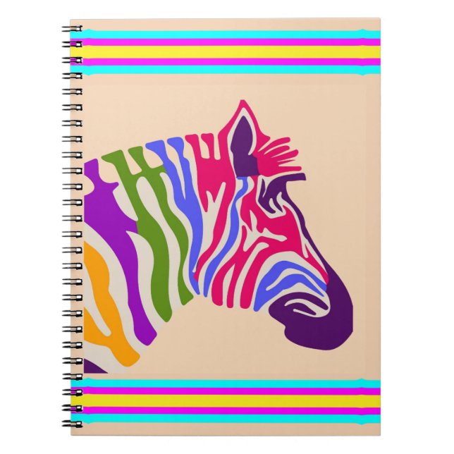 Zebra-Notebook Notizblock (Vorderseite)
