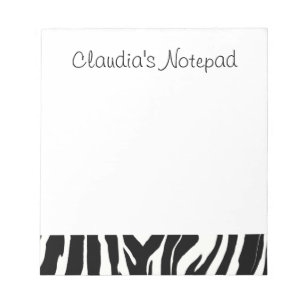 Zebra Notepad Notizblock