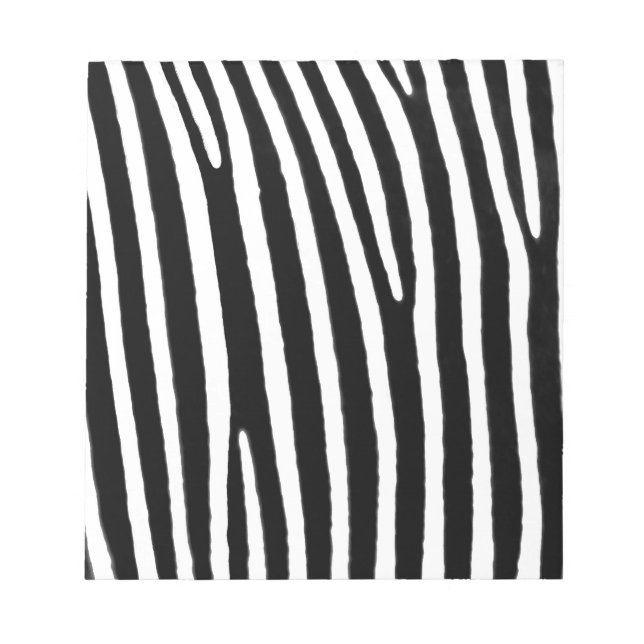 Zebra Notizblock (Vorderseite)