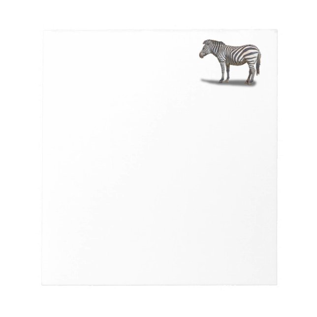 ZEBRA NOTIZBLOCK (Vorderseite)