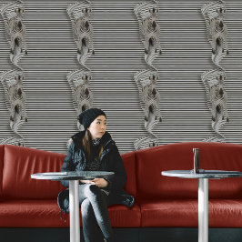 Zebra-optische Illusion, Schwarz-Weiß-Pegel und -S Tapete