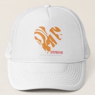 Zebra-Orange 2 Truckerkappe