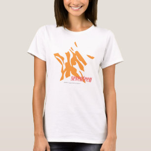 Zebra-Orange 3 T-Shirt