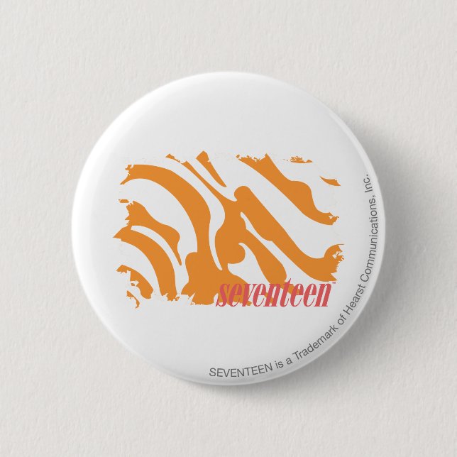 Zebra-Orange 4 Button (Vorderseite)