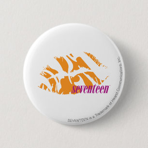 Zebra-Orange Button
