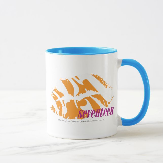 Zebra-Orange Tasse (Rechts)