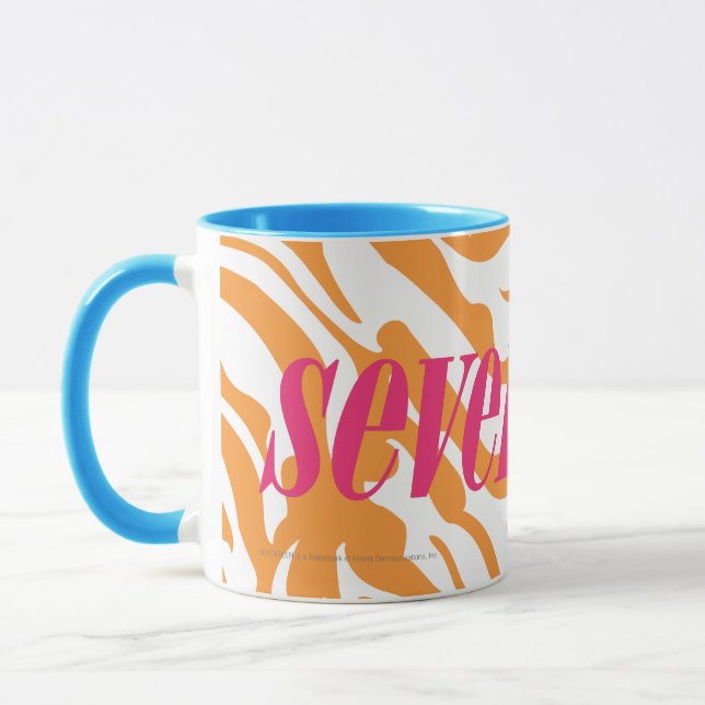 Zebra-Orange Tasse (Links)