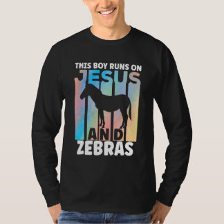 Zebra-Outfit für Zebra-Liebhaber für Jungen T-Shirt