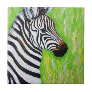Zebra Painting Fliese