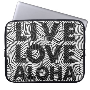 Zebra Palm Aloha Hawaiian Tropical Wetsuit Laptopschutzhülle