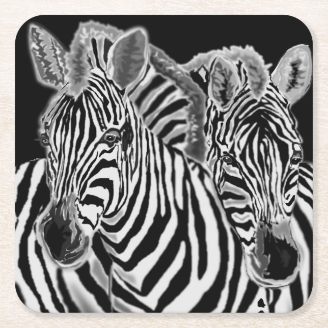 Zebra Paper Untersetzer (Vorderseite)