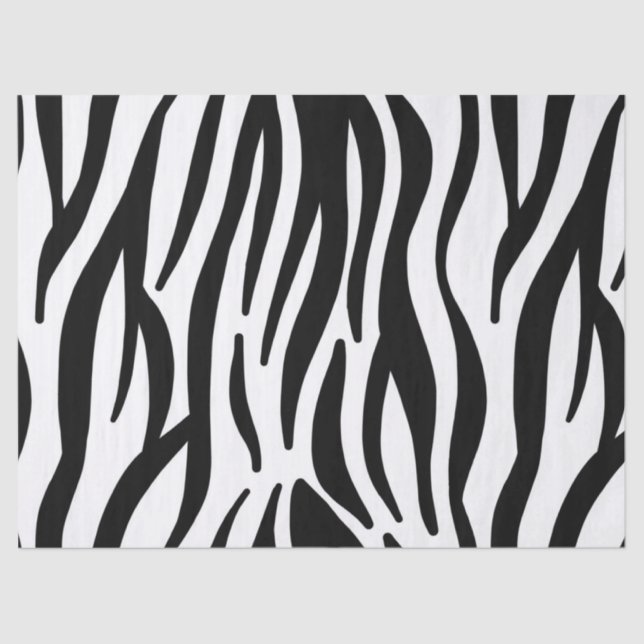 Zebra-Papier Seidenpapier (Vorderseite)