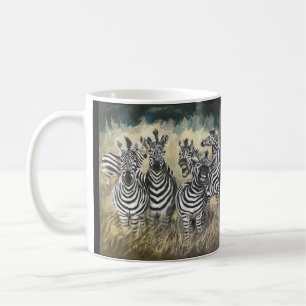 Zebra-Party Kaffeetasse