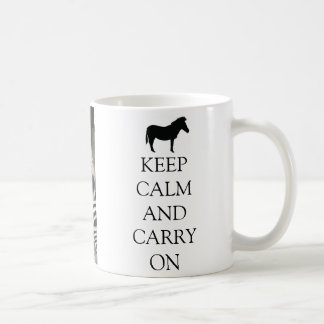 Zebra-Party - Ruhe bewahren und fortfahren Kaffeetasse