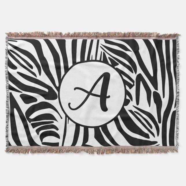 Zebra Pattern Decke (Vorderseite)