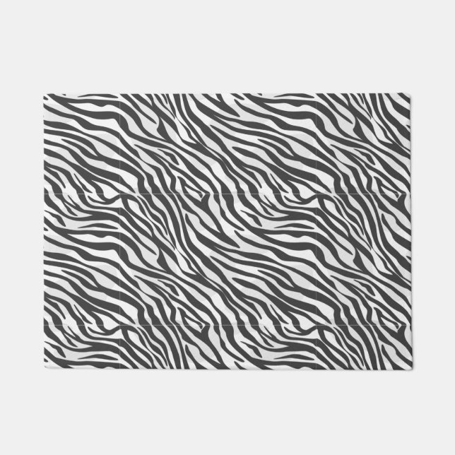 Zebra Pattern Doormat Fußmatte (Vorderseite)