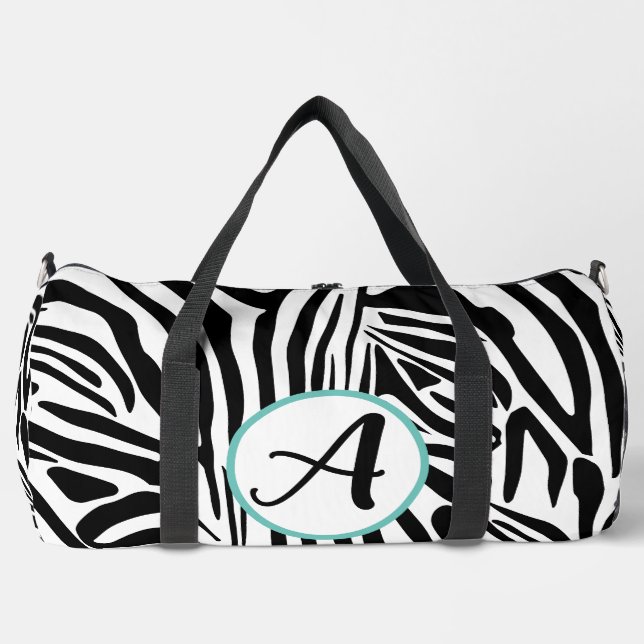 Zebra Pattern Duffle Bag (Vorderseite)
