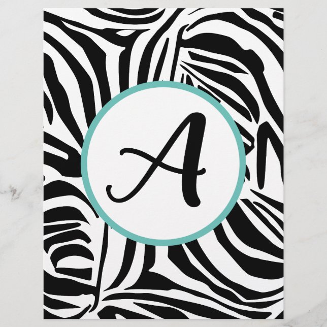 Zebra Pattern Flyer (Vorne)