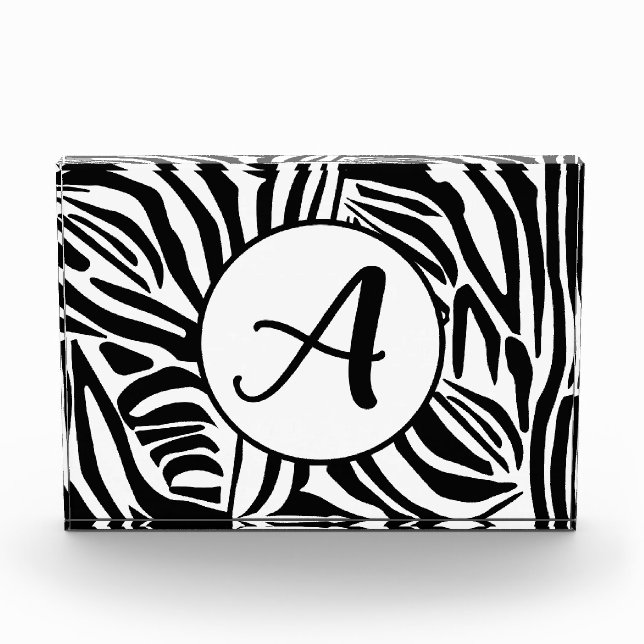 Zebra Pattern Fotoblock (Vorderseite)