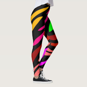 Zebra Pattern Girly Trendy Mode Leggings