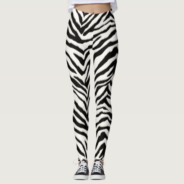 Zebra Pattern Leggings (Vorderseite)