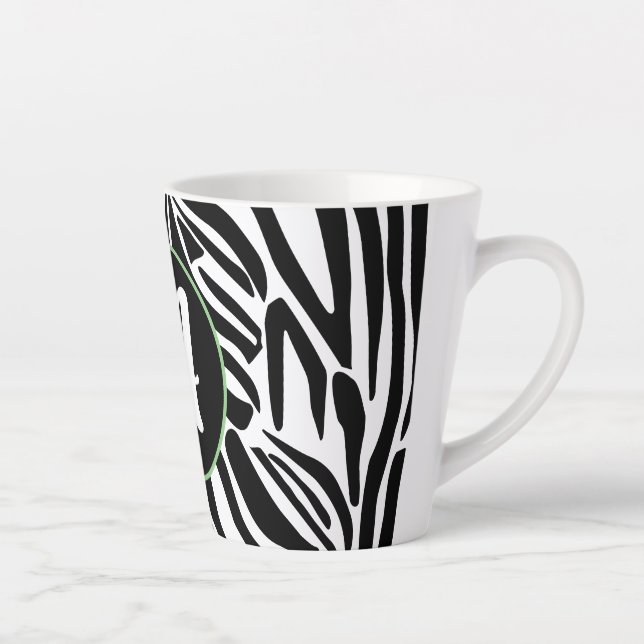 Zebra Pattern Milchtasse (Rechts)