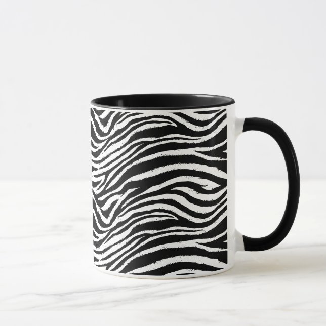 Zebra Pattern Tasse (Rechts)