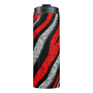 Zebra Pattern Thermosbecher