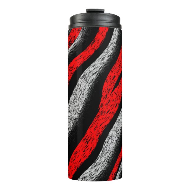 Zebra Pattern Thermosbecher (Vorderseite)