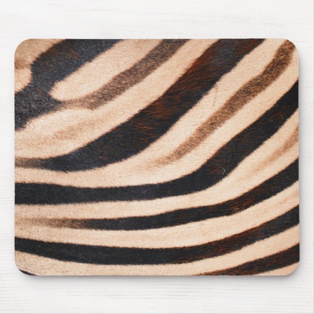 Zebra-Pelz Mousepad (Vorne)