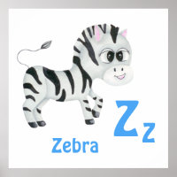 Zebra personalisieren ABC: Letter Z - Fügen Sie Ih