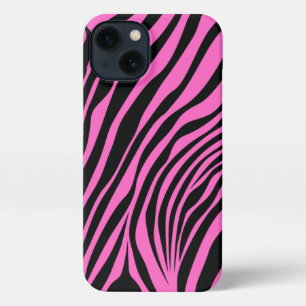 Zebra Pink Skin Modern Girly Animal Print Wild iPhone Hülle
