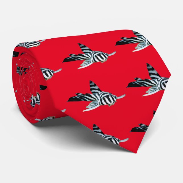 Zebra Placo Krawatte (Gerollt)