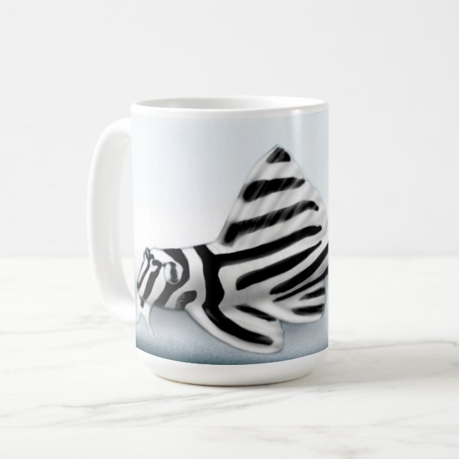 Zebra Pleco Tasse (Vorderseite Links)