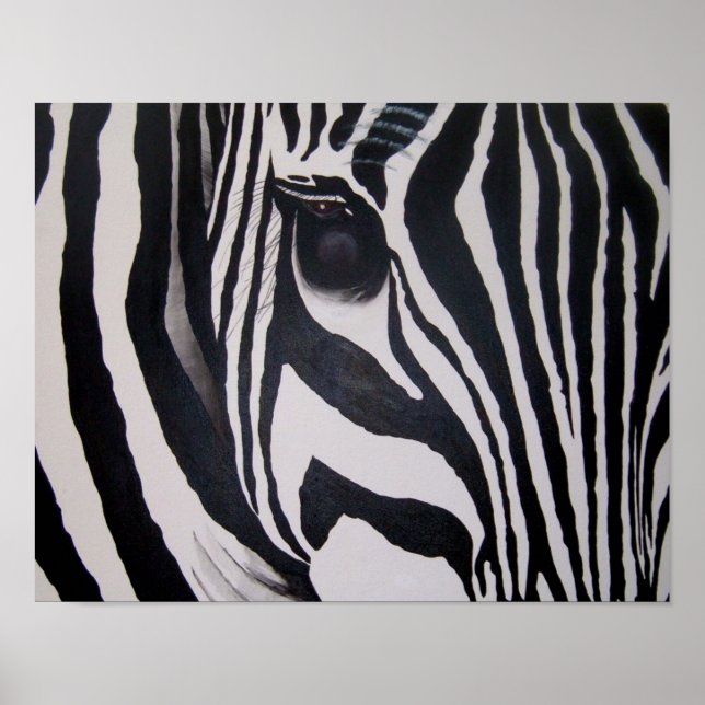Zebra Poster (Vorne)