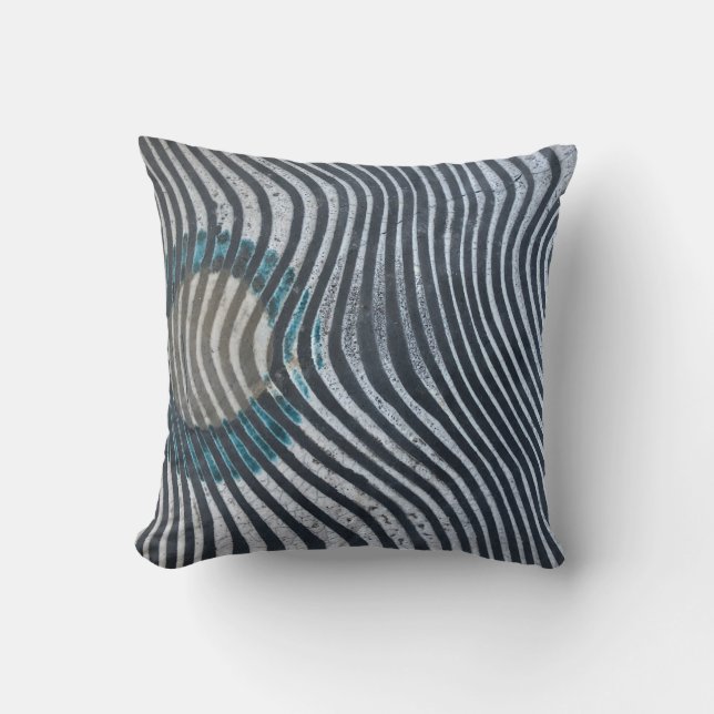 Zebra Print Animal Print Muster Kissen (Vorderseite)
