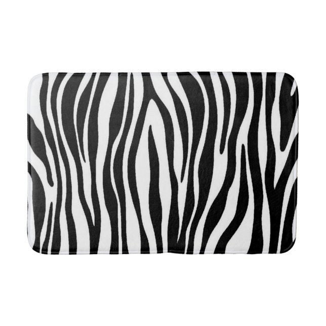 Zebra Print Badematte (Vorderseite)