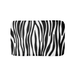 Zebra Print Badematte