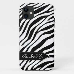 Zebra Print Black & White iPhone 5 Fall title_seo2