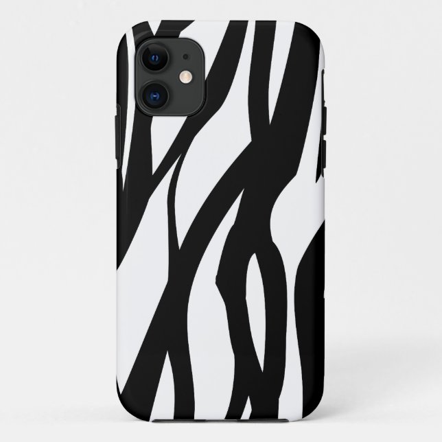 Zebra Print Case-Mate iPhone Hülle (Rückseite)