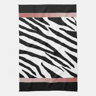 Zebra Print Cuisine Conception de linge de toilett