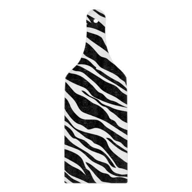Zebra Print Cutting Board Schneidebrett (Vorderseite)
