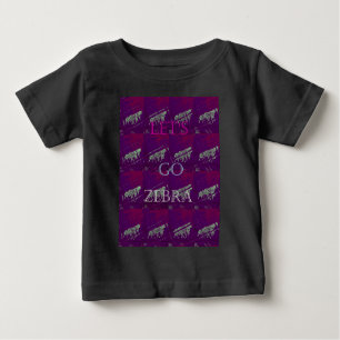 Zebra Print Décor: Ein Spaß Design Baby T-shirt
