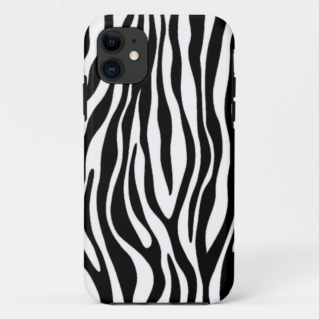 Zebra Print Design Case-Mate iPhone Hülle (Rückseite)