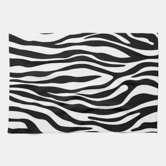 Zebra Print Design Geschirrtuch (Horizontal)