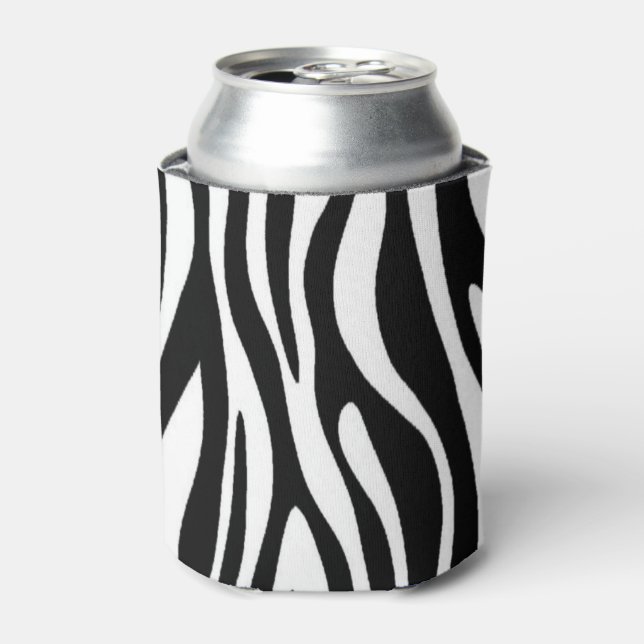 Zebra Print Dosenkühler (Kanne Vorderseite)