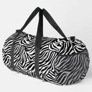 Zebra Print Duffle Bag