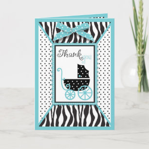 Zebra Print et Merci de transport bébé