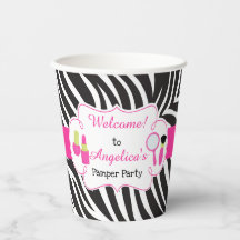 Zebra Print Geburtstag Pamper Party